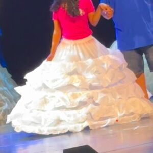 White Ruffled Skirt petticoat